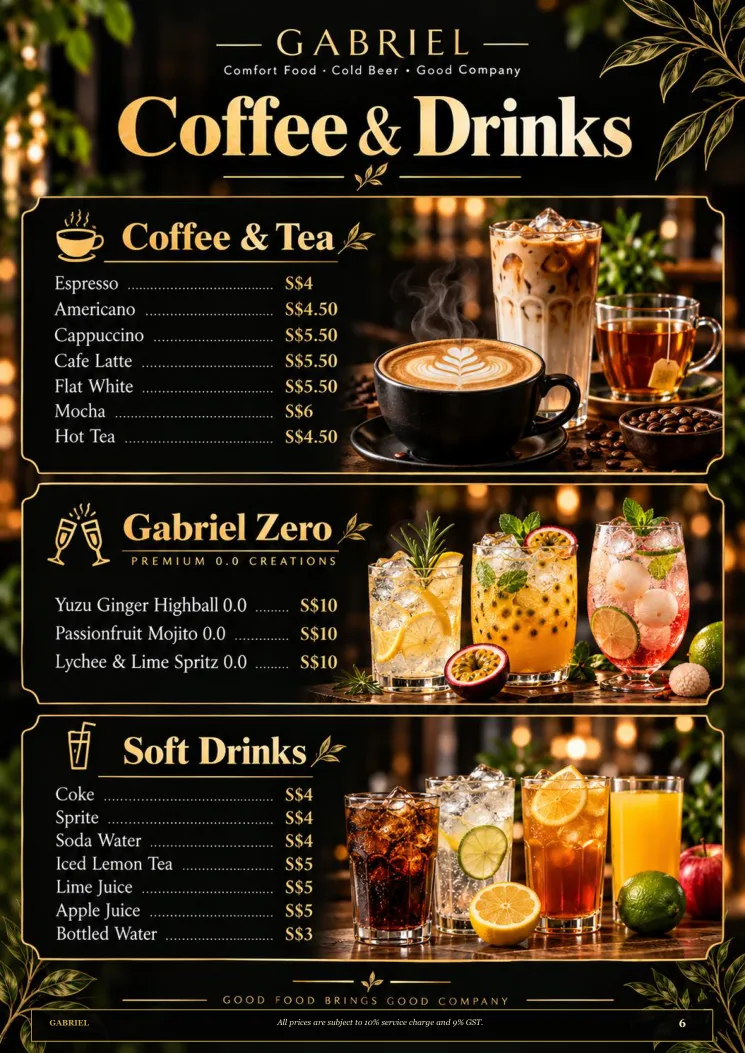 Gabriel proposed menu page 6